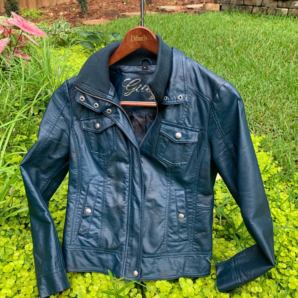 Stylized tomboy motorcycle jacket